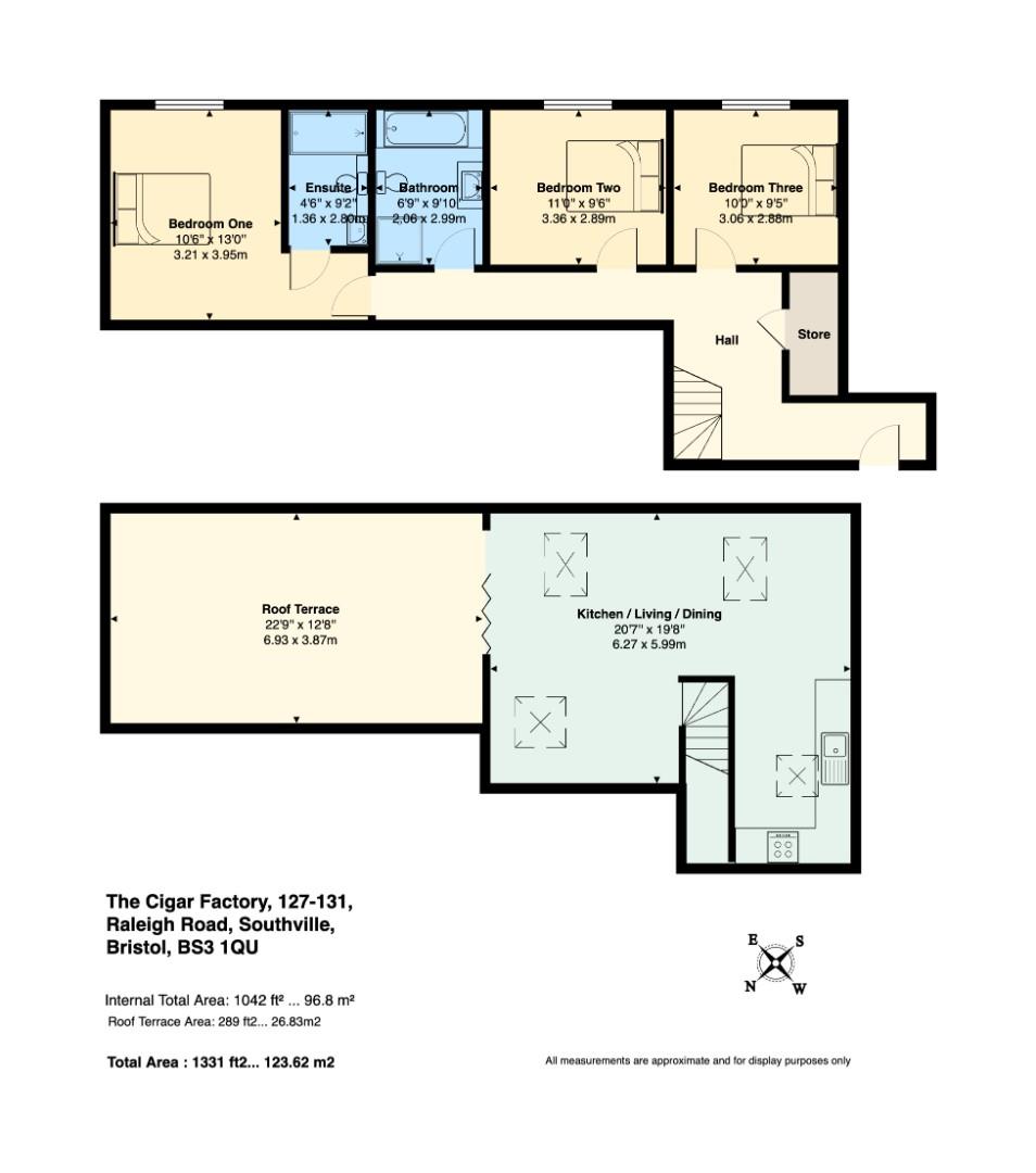 Floorplan for Raleigh Road, Southville, Bristol